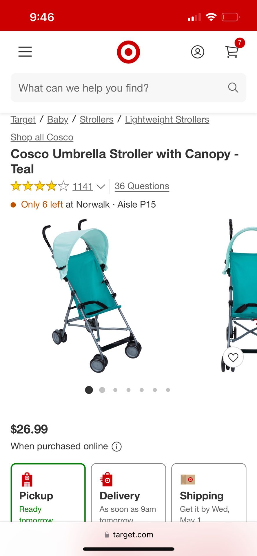 Cosco Stroller
