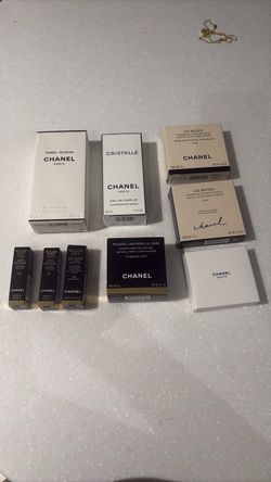Lot  of 8  Authentic chanel Empty Boxes perfume & makeup .