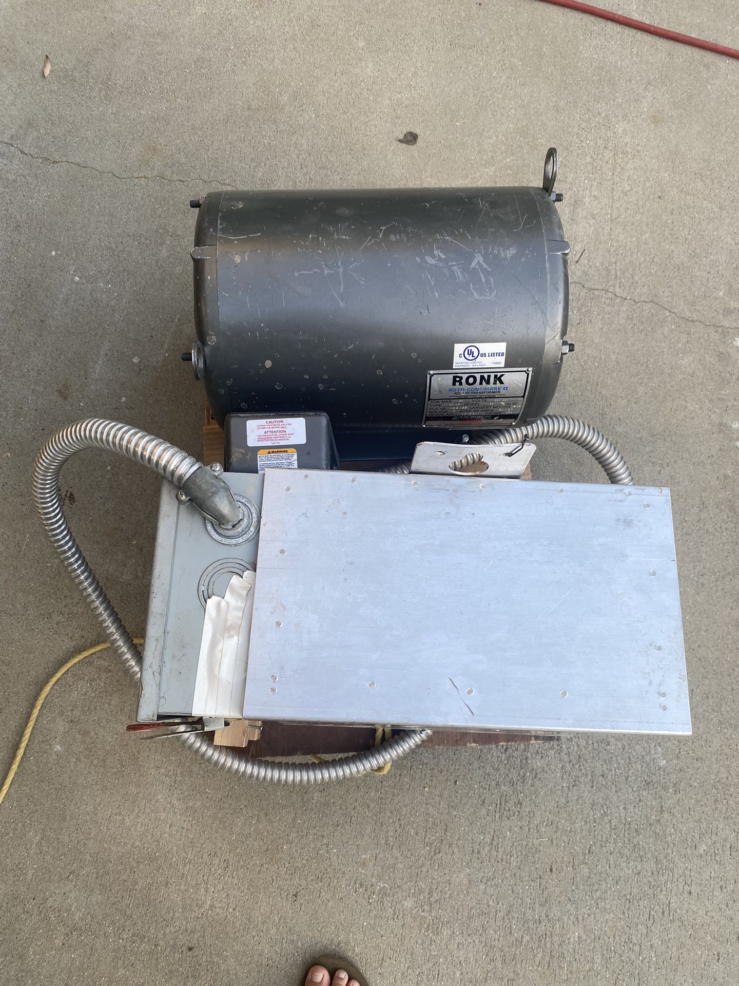 Ronk Roto-con Mark 2 15HP Rotary Phase Converter