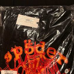 Black, Orange, And Red Sp5der Hoodie #Sp5der