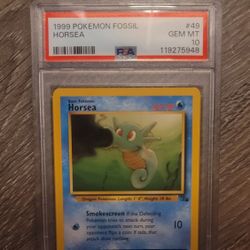 PSA 10 Horsea Base Set Pokémon (OBO)