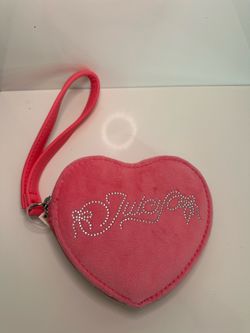 Juicy couture wallet pink rhinestone heart