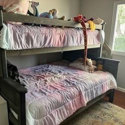 Summit Gray Twin Over Full Bunk Bed