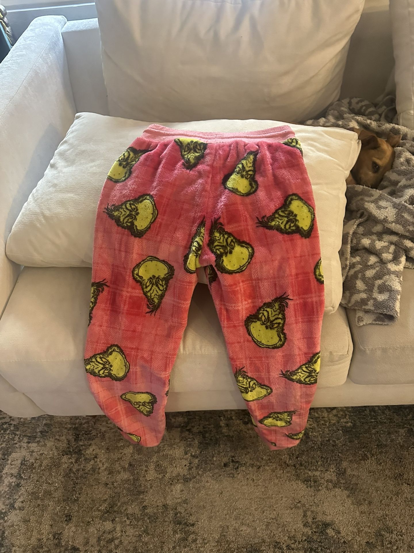 XS Grinch Fleece Pants