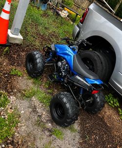 Cheap Blue four wheeler (discount if you pay cash)