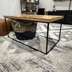 Wooden Black Coffee Table