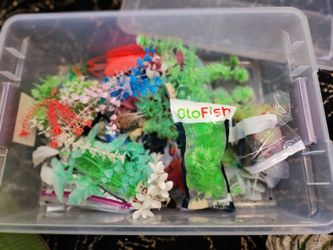 Glofosh Iridescent Fish Tank Decorations - Read Add 1st