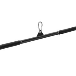 New - 39.37 Inch LAT Pulldown Bar Attachment, Curl Tricep Press Down Bar with Rubber Handle