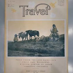 Vintage 1918 "Travel" Magazine, New York.
