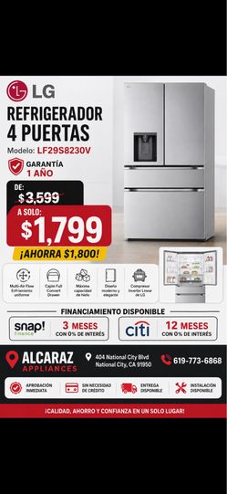 LG 36 in. 29 cu. ft. Standard-Depth MAX 4-Door French Door Refrigerator in Stainless Steel Look with Full Convert Drawer