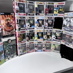 Funko Pop & Anime Figure Lot OBO