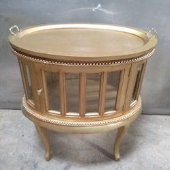 Curio Cabinet With Removable tray