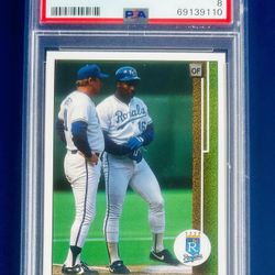 1989 Upper Deck Bo Jackson Baseball Card Graded PSA 8