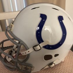 Indianapolis Colts Peyton Manning authentic full size Mens Large NFL football helmet display piece Tennessee MLB NBA NHL Supreme NCAA