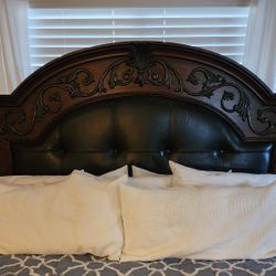 Cal King Frame and Ottoman 