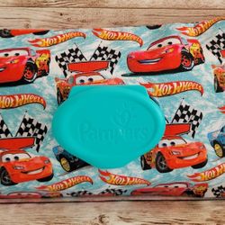Cars Hot Wheels Pampers Wipes Cover 