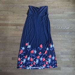 Old Navy Maxi Dress With Tulip Print 