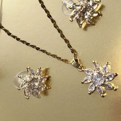 Stainless Steel Necklace And Bracelet Set