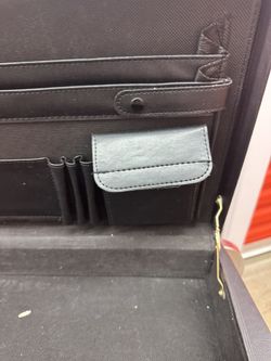 Hard shell leather briefcase sale