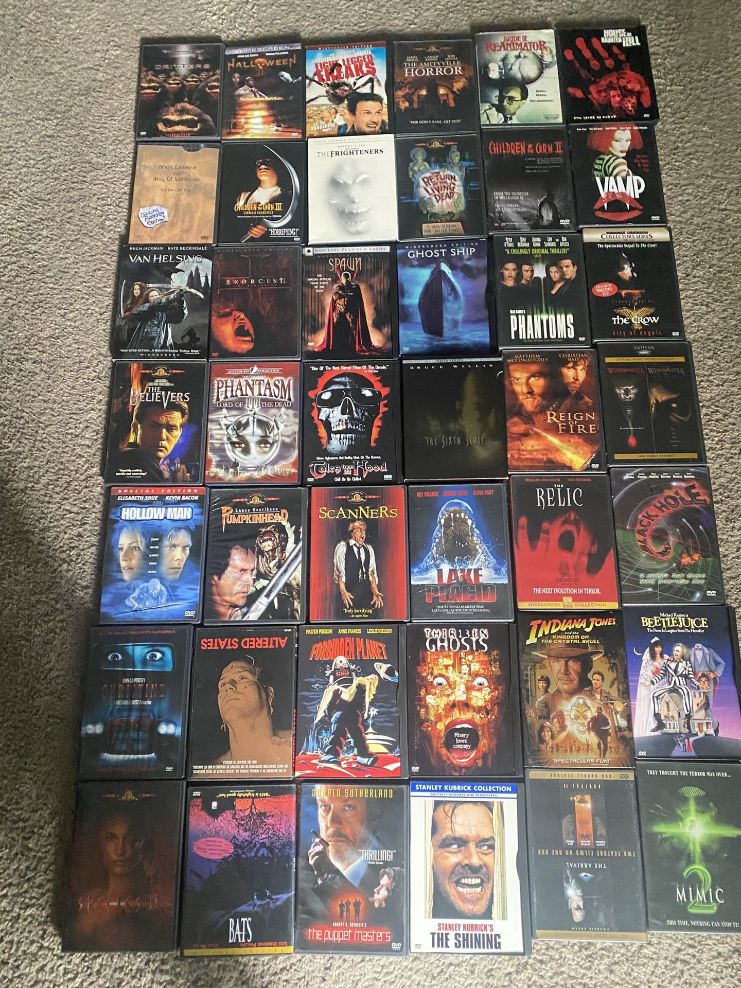 DVDS 3$ Each