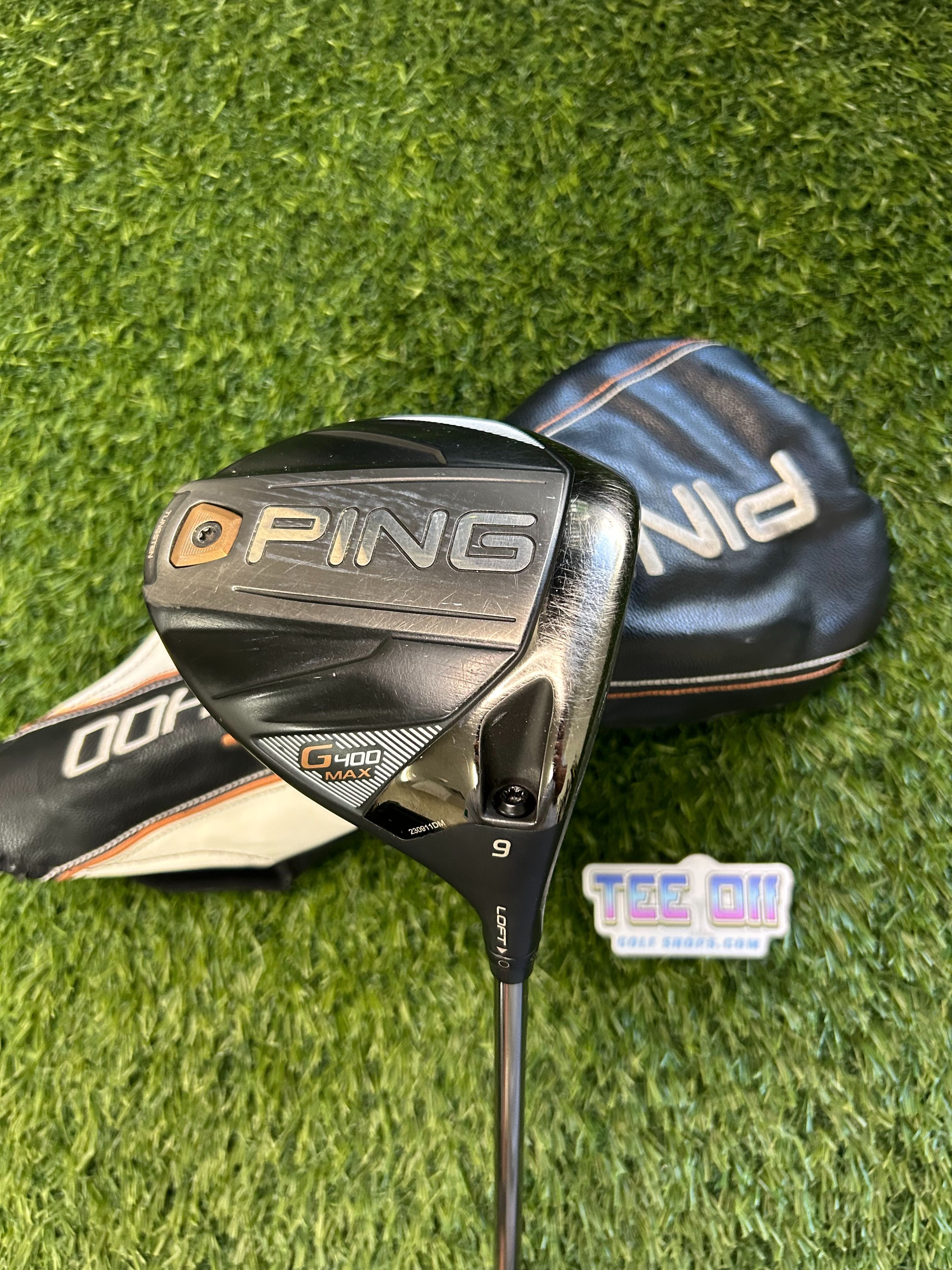 Ping G400 Max Driver 9 Loft Alta Stiff Flex GP Grip RH