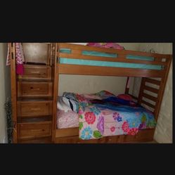 Kids Twin Bed With Trundle 