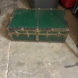 Vintage storage trunk