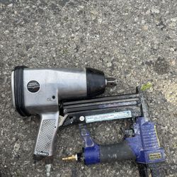 Pneumatic air impact wrench and nail gun