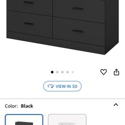 Brand New Unopened black Dresser 