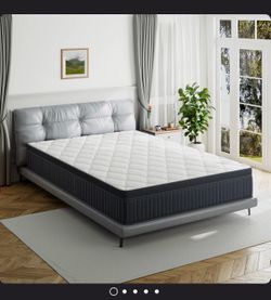 Queen Mattress 12” gel memory foam hybrid