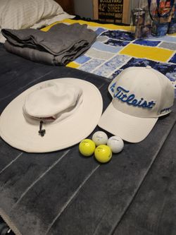 Titleist Golf Hats and Golf Balls Bundle
