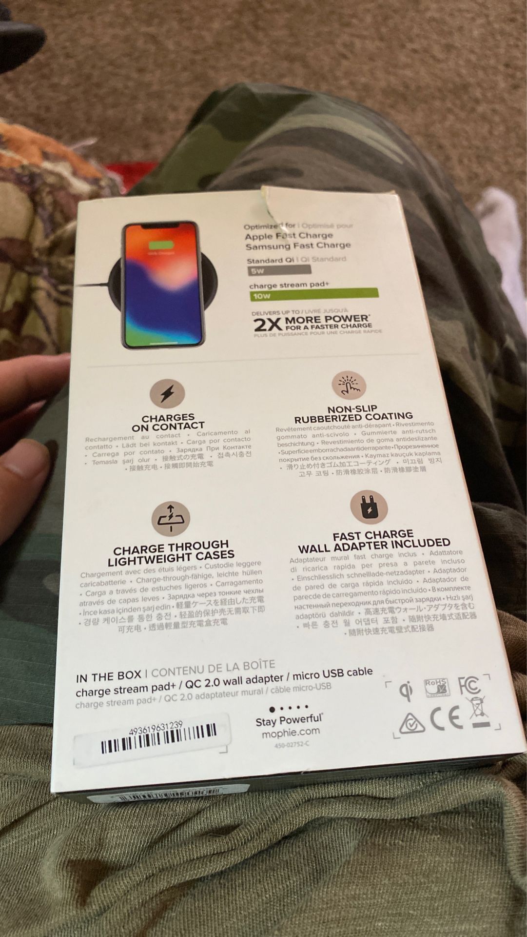 Mophie wireless charger
