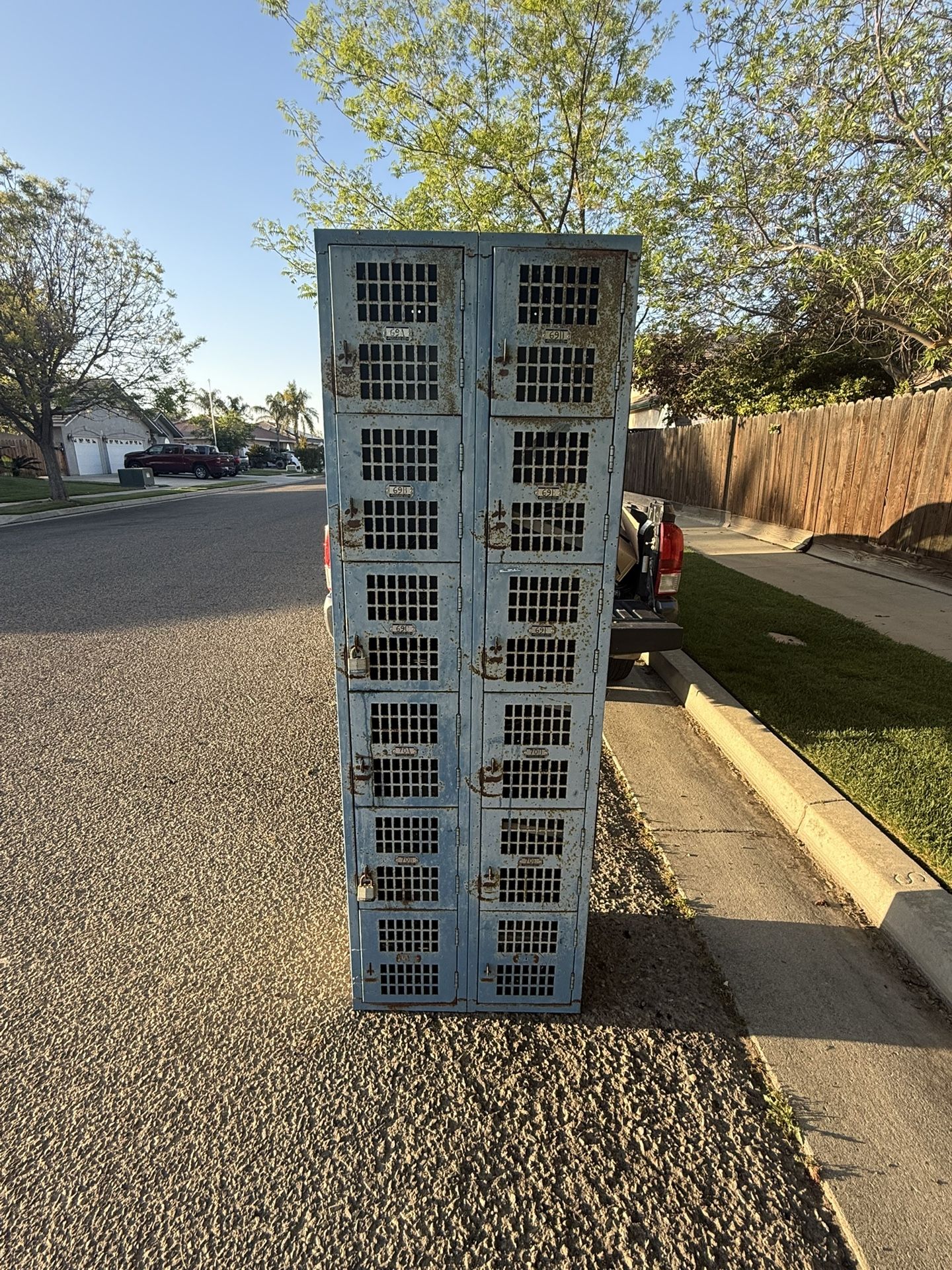 Blue Metal Locker #69