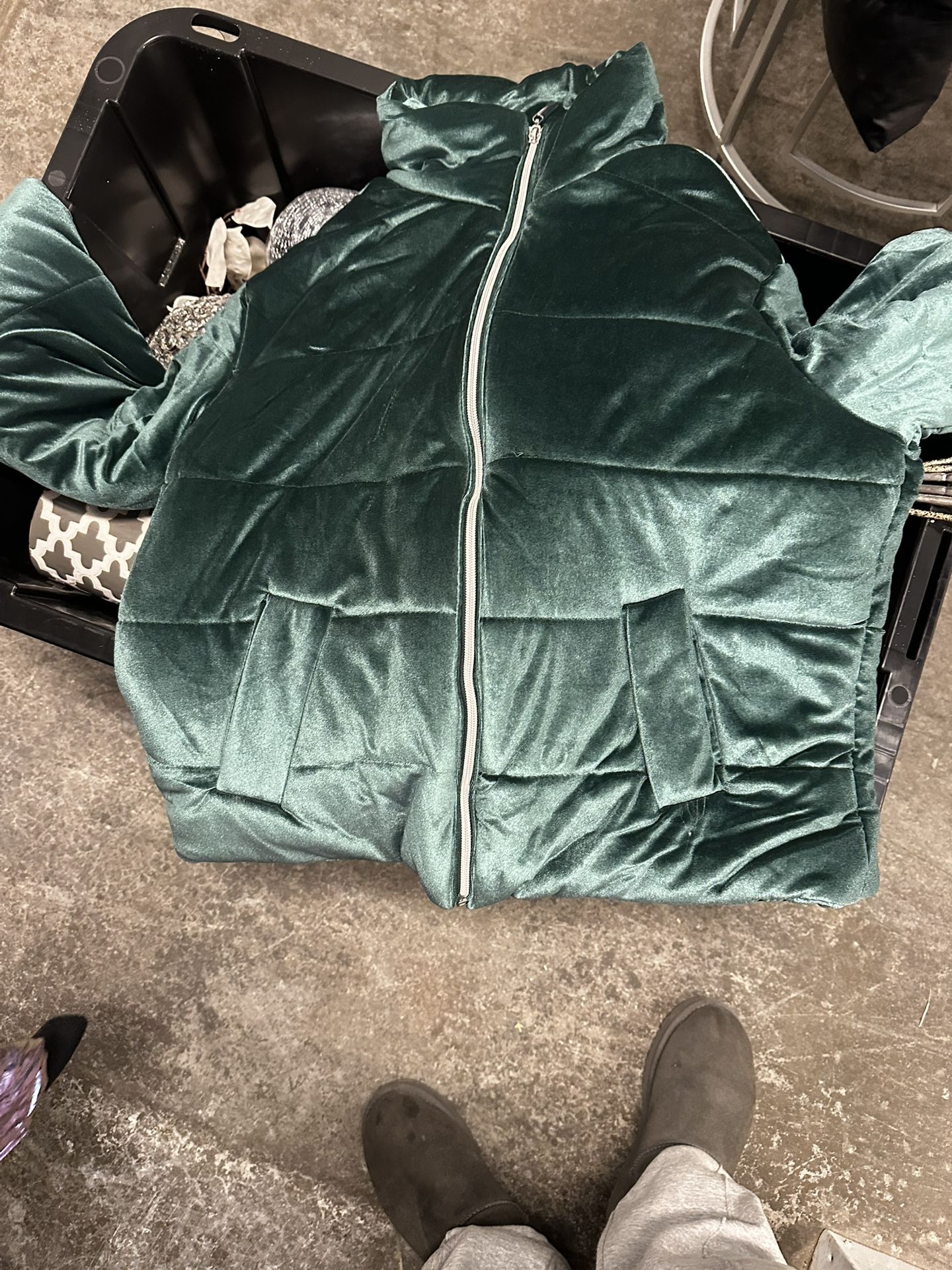 Hunter green jacket - Large