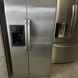 33” GENERAL ELECTRIC  FRIDGE REFRIGERATOR NEVERA HELADERA FRIO REFRIGERADOR GOOD CONDITION DELIVERY 🚚 FREE WARRANTY 6 MONTHS