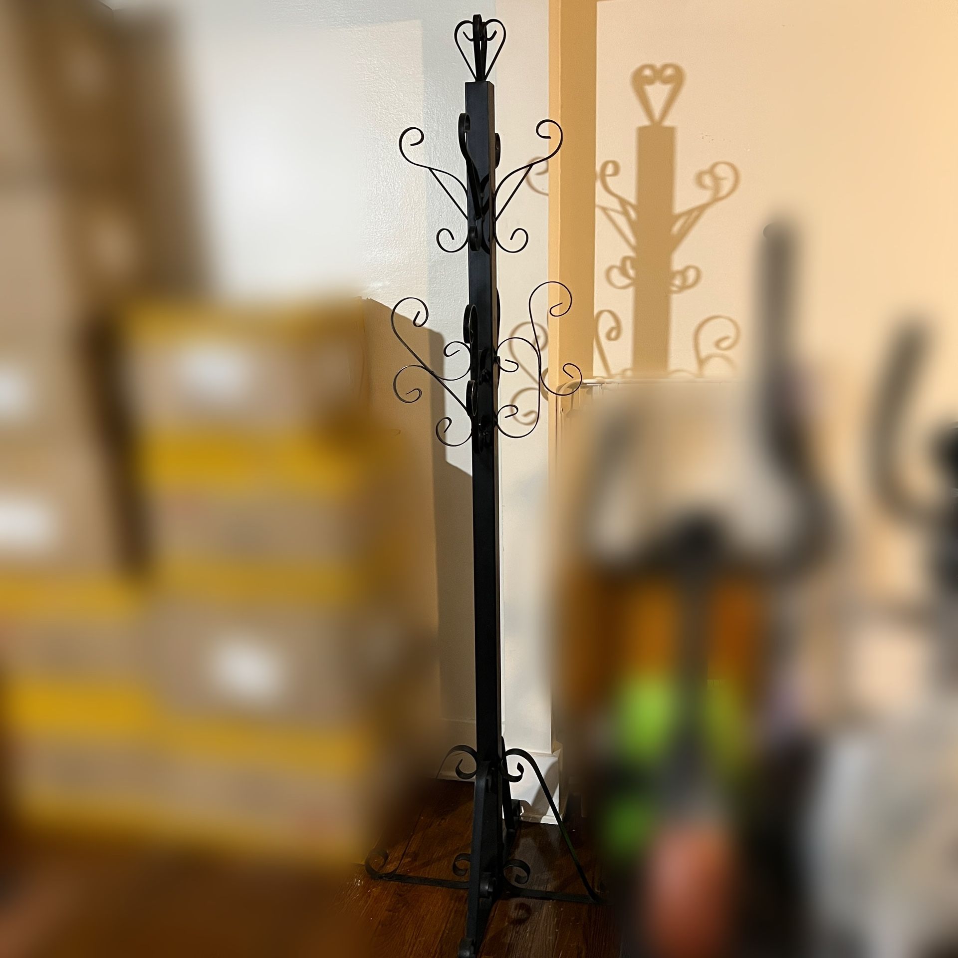 Metal Clothes/jacket/coat Rack Hanger. Heavy Duty Sturdy Doesn’t Tip Over
