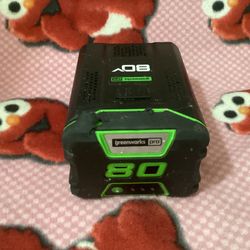 Green Works Pro 80 Volts Lithium Max Extended Battery No Charging Station 