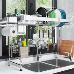 LIVOD Stainless Steel Over-Sink Dish Rack NEW!