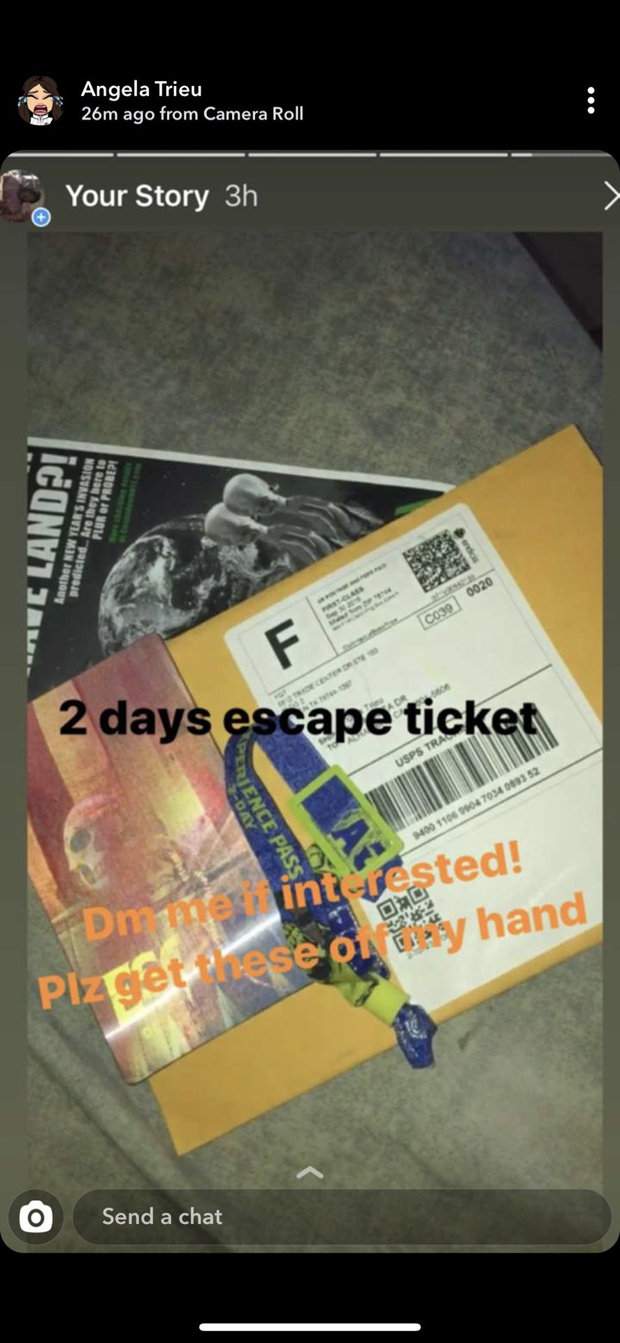 2 day escape ticket