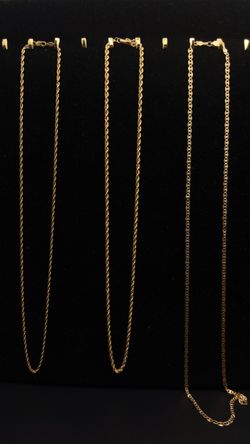 14KT GOLD CHAINS  OBO
