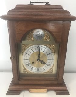Vintage Tempus Fugit Carriage Gong Chime Clock