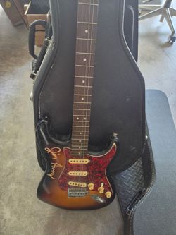 Signed Jim Avery guitar