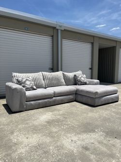Light gray sectional