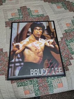 Bruce Lee Picture with Frame