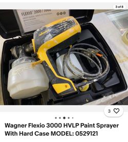 Wagner Flexio 3000 HVLP Paint Sprayer With Hard Case MODEL: 0529121