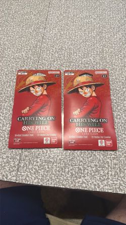 One Piece Card Game OP-13 Booster Packs x2