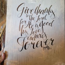 New Give Thanks Canvas 11x14 