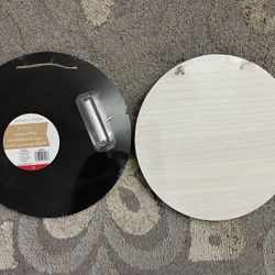 Reversible Chalkboard Blank Sign 