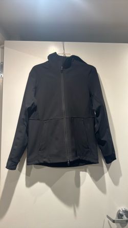 Lululemon Black Waterproof Rain Jacket – Size Small – Mediumweight Zip-Up Coat