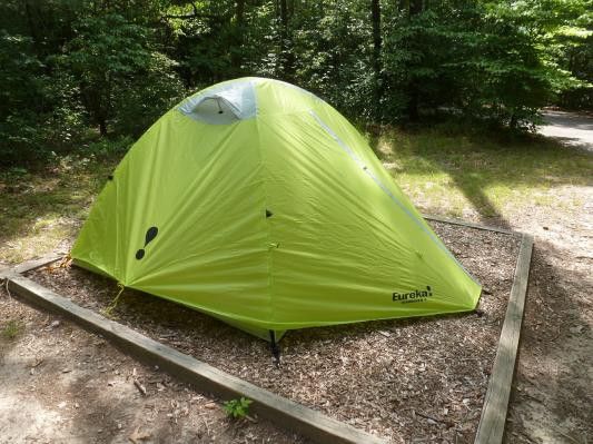 Eureka Sunriver 2 backpacking tent. Lightweight, excellent shape